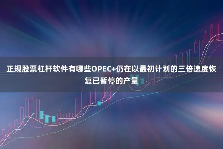 正规股票杠杆软件有哪些OPEC+仍在以最初计划的三倍速度恢复已暂停的产量