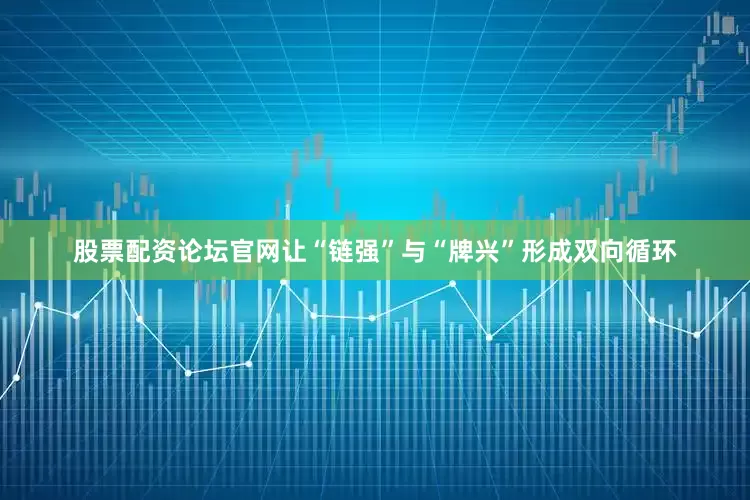 股票配资论坛官网让“链强”与“牌兴”形成双向循环