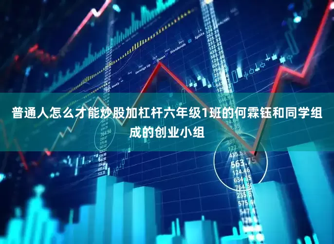 普通人怎么才能炒股加杠杆六年级1班的何霖钰和同学组成的创业小组